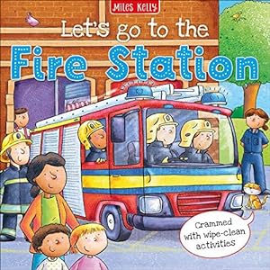 Bild des Verkufers fr Let's go to the Fire Station - Wipe Clean Activity Book zum Verkauf von WeBuyBooks