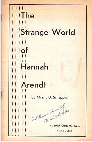 The Strange World of Hannah Arendt [Signed copy]