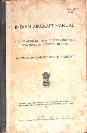 Seller image for Indian Aircraft Manual for sale by WeBuyBooks