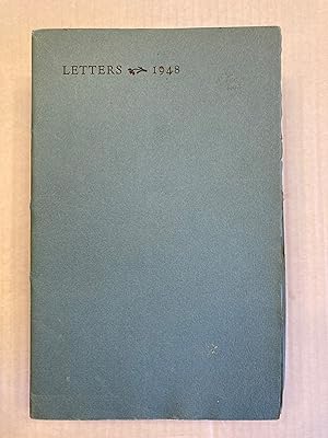 LETTERS 1948. TO THE MEMORY OF HAROLD TROWBRIDGE PULSIFER Little Ponds East Harpswell