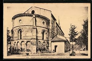 Carte postale Saint-Paul-les-Dax, L`Abside de l`Eglise