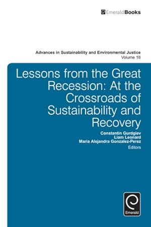 Seller image for Lessons from the Great Recession : At the Crossroads of Sustainability and Recovery for sale by GreatBookPricesUK