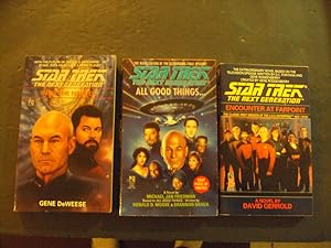 Immagine del venditore per 3 Star Trek TNG PBs Into #36 The Nebula; All Good Things; Encounter At Farpoint venduto da Joseph M Zunno