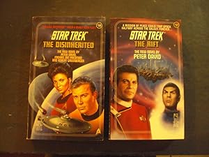 2 Star Trek PBs The Disinherited ; The Rift By Peter David