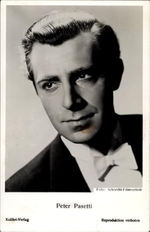 Bild des Verk�ufers f�r Ansichtskarte / Postkarte Schauspieler Peter Pasetti, Portrait, Heimweh nach Dir zum Verkauf von akpool.de - akpool GmbH