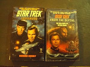 2 Star Trek PBs Crossroad By Barbara Hambly; From The Depths By Victor Milan