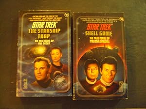 Bild des Verkufers fr 2 Star Trek PBs The Starship Trap By Mel Gilden; Shell Game By Melissa Crandall zum Verkauf von Joseph M Zunno