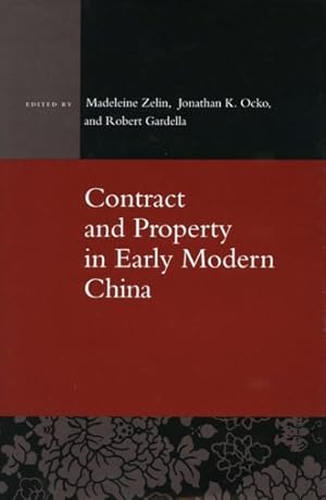 Seller image for Contract and Property in Early Modern China for sale by GreatBookPricesUK