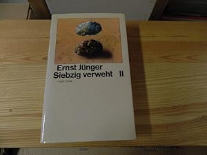 Bild des Verkufers fr Jnger, Ernst: Siebzig verweht; Teil: 2 zum Verkauf von Versandantiquariat Schfer