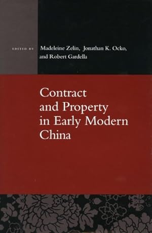 Seller image for Contract and Property in Early Modern China for sale by GreatBookPrices