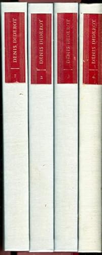 Das erzählerische Gesamtwerk von Denis Diderot in 4 Bänden mit Schuber,