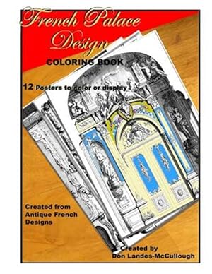 Imagen del vendedor de French Palace Design Coloring Book a la venta por GreatBookPrices