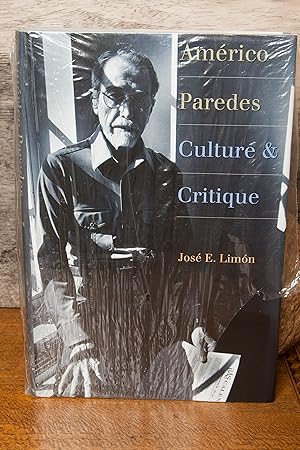 Imagen del vendedor de Amrico Paredes: Culture and Critique a la venta por Snowden's Books