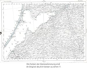 Reymann's topographische Special-Karte von Deutschland . (Blatt 7 Königsberg mit kurischen Ernähr...