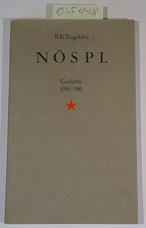 Imagen del vendedor de Nspl: Gedichte, 1956-1981 a la venta por Antiquariat Trger
