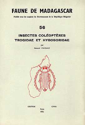 Bild des Verkufers fr Faune de Madagascar: Fasc. 56 - Insectes, Coloptres, Trogidae et Hybosoridae zum Verkauf von ConchBooks
