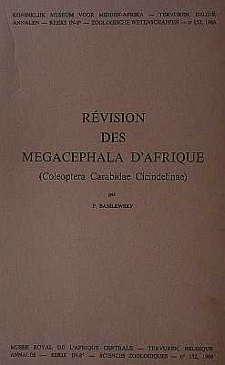 Bild des Verk�ufers f�r R�vision des Megacephala d'Afrique (Coleoptera Carabidae Cicindelinae) zum Verkauf von ConchBooks