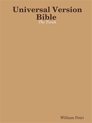 Seller image for Universal Version Bible The Torah for sale by GreatBookPrices