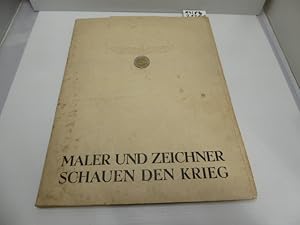 Imagen del vendedor de Maler und Zeichner schauen den Krieg. Maler als Soldaten. Essay v. Joachim Fischer. a la venta por Schuebula