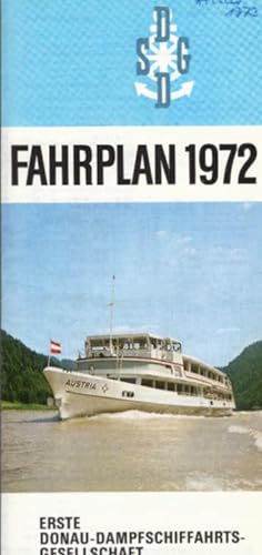 DDGS Fahrplan 1972 (Faltblatt)