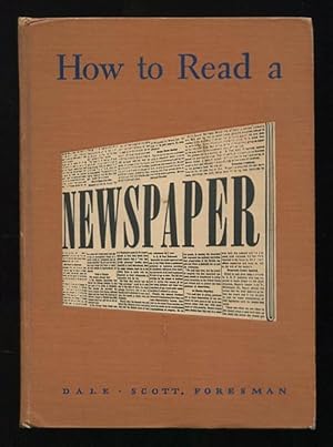 Bild des Verkufers fr How to Read a Newspaper [with related ephemera] zum Verkauf von ReadInk, ABAA/IOBA