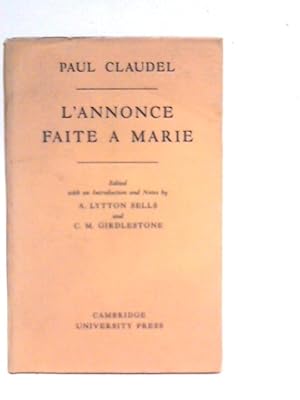 Bild des Verkufers fr L'Annonce Faite a Marie zum Verkauf von World of Rare Books