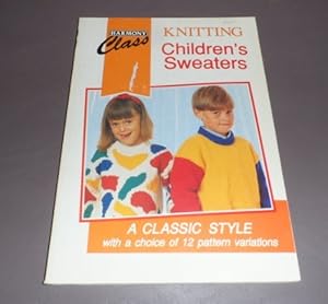 Bild des Verkufers fr Harmony" Class Knitting: Children's Sweaters zum Verkauf von WeBuyBooks