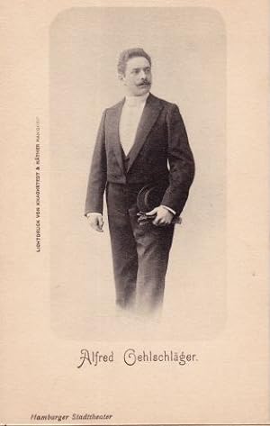 Bild des Verkufers fr Hamburger Stadttheater. Postkarte in Lichtdruck. Abgestempelt Hamburg 02.06.1899. zum Verkauf von Antiquariat Heinz Tessin