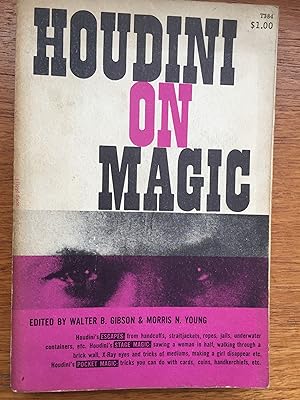 Bild des Verkufers fr Houdini On Magic zum Verkauf von Vance Harvey