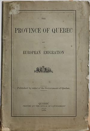 The province of Quebec and european emigration