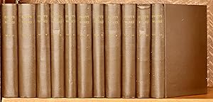 Imagen del vendedor de THE WORKS OF JONATHAN SWIFT, D.D. DEAN OF ST. PATRICK'S, DUBLIN, ACCURATELY RECISED IN 12 VOLUMES, ADORNED WITH COPPER-PLATES; WITH SOME ACCOUNTR OF THE AUTHOR'S LIFE. [11 VOLUMES PRESENT, MISSING VOLUME 3] a la venta por Andre Strong Bookseller