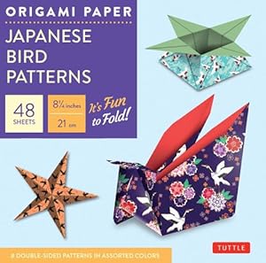 Seller image for Origami Paper - Japanese Bird Patterns - 8 1/4" - 48 Sheets (Loose Leaf) for sale by Grand Eagle Retail