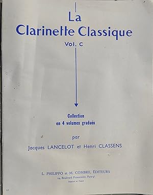 Seller image for La Clarinette Classique. Vol C for sale by Shore Books