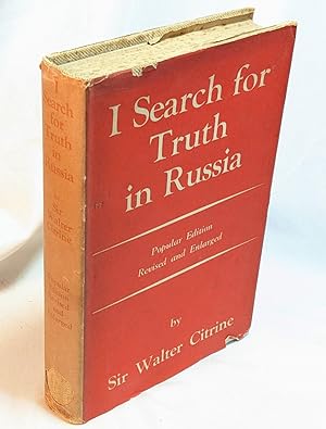 Immagine del venditore per I Search for Truth in Russia - Popular Edition Revised and Enlarged venduto da Neil Williams, Bookseller
