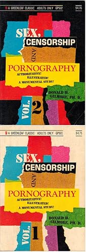 Imagen del vendedor de SEX, CENSORSHIP AND PORNOGRAPHY Volumes 1 & 2 a la venta por Alta-Glamour Inc.