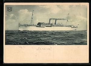 Bild des Verkufers fr Ansichtskarte Passagierschiff Oceana auf dem Meere zum Verkauf von Bartko-Reher