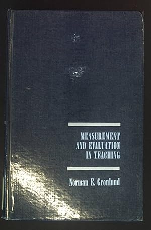 Seller image for Measurement and Evaluation in Teaching. for sale by books4less (Versandantiquariat Petra Gros GmbH & Co. KG)