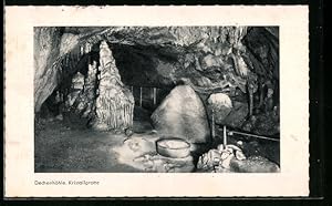 Ansichtskarte Dechenhöhle, Kristallgrotte