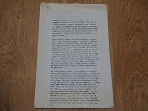 Immagine del venditore per 12 pp Typescript on Padraig Pearse venduto da Dublin Bookbrowsers