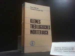 Bild des Verkufers fr Kleines theologisches Wrterbuch. Karl Rahner ; Herbert Vorgrimler / Herder-Bcherei ; Bd. 108/109 zum Verkauf von Der Buchecker