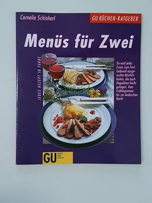 Bild des Verkufers fr Mens fr zwei so wird jedes Essen zum Fest: liebevoll ausgesuchte Kstlichkeiten, die auch Ungebten leicht gelingen ; vom Frhlingsmen bis zur arabischen Nacht ; jedes Rezept in Farbe zum Verkauf von Antiquariat Buchhandel Daniel Viertel