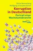 Imagen del vendedor de Korruption in Deutschland Portrait einer Wachstumsbranche a la venta por Antiquariat Buchhandel Daniel Viertel