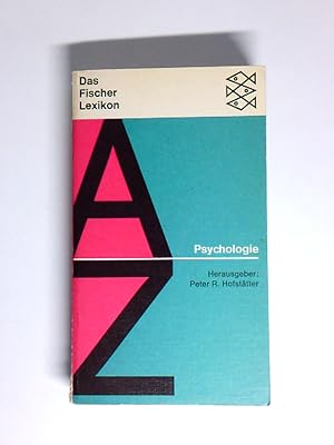 Bild des Verkufers fr Das Fischer-Lexikon. - Frankfurt am Main : Fischer-Taschenbuch-Verl. 6. Psychologie zum Verkauf von Antiquariat Buchhandel Daniel Viertel