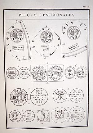 Recueil général des pièces obsidionales et de nécessité, gravées dans l'ordre chronologique des é...