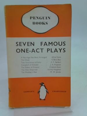 Image du vendeur pour Seven Famous One Act Plays ( Penguin ) No 117 mis en vente par World of Rare Books