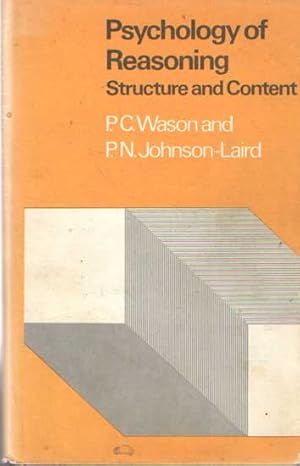 Seller image for Psychology of Reasoning: Structure and Content for sale by Bij tij en ontij ...