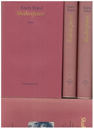 Shakespeare. 27 Stücke von Shakespeare in der Übersetzung von Erich Fried. Herausgegeben von Frie...