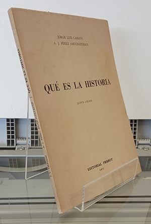 Seller image for Qu es la historia for sale by Librera Dilogo