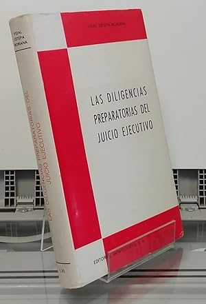 Immagine del venditore per Las diligencias preparatorias del juicio ejecutivo venduto da Librera Dilogo