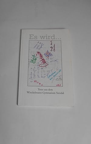 Bild des Verkufers fr Schreibzirkel des Winckelmann - Gymnasium Stendal - Es wird zum Verkauf von Antiquariat Machte-Buch